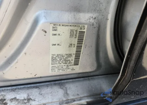 2018 Nissan Altima 2.5 из США, поврежденный, VIN 1N4AL3AP1JC474568